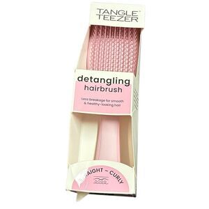 Tangle Teezer Detangler in Pink for Straight or Curly Hair New Damaged Packaging